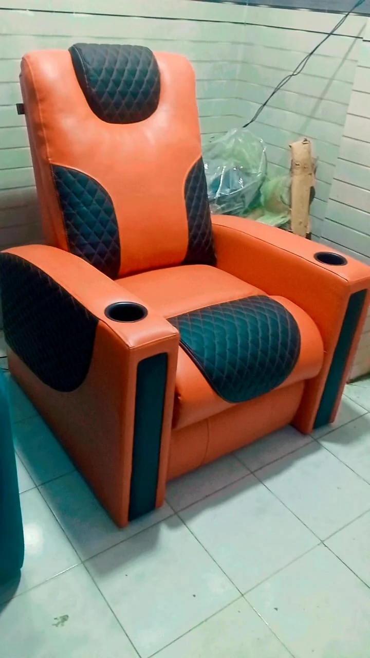 Orange Recliners John recliner