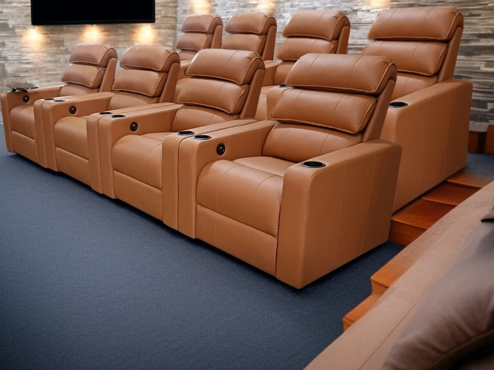 Premium Recliners John home theater seating